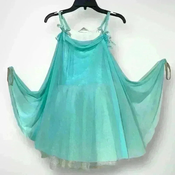 Princess Costume with Crown and Cape Ana Elsa Frozen Medium Child + Crown - Picture 3 of 14
